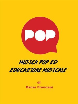 cover image of Musica pop ed educazione musicale